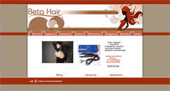 Desktop Screenshot of betahair.pl